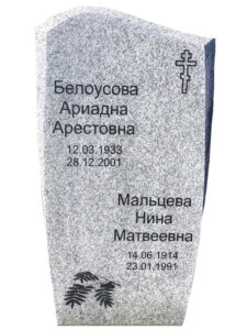 Памятники из серого гранита
