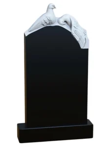 Памятник с лебедем, голубем