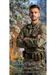 Цветная фотография на памятник в Адлере